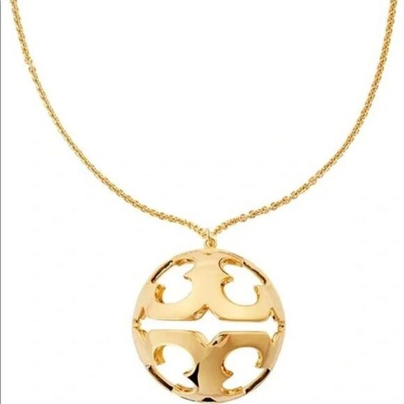 NWT Tory Burch Gold Logo Bubble 32 in. Necklace - Picture 9 of 11
